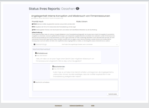 Whistleblower Protection Act - complete package Reporting Office + Ombudsman - monthly fee